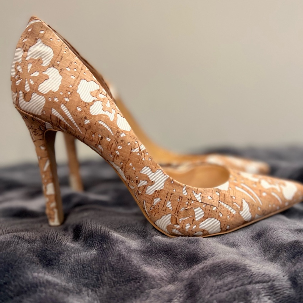 Jessica Simpson cork detail high heels size 7.5